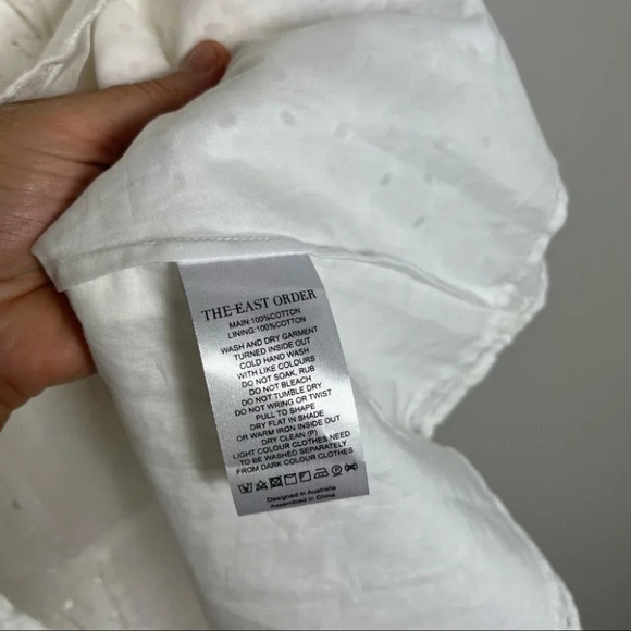The East Order Saige white dress size Large - Picture 4 of 8